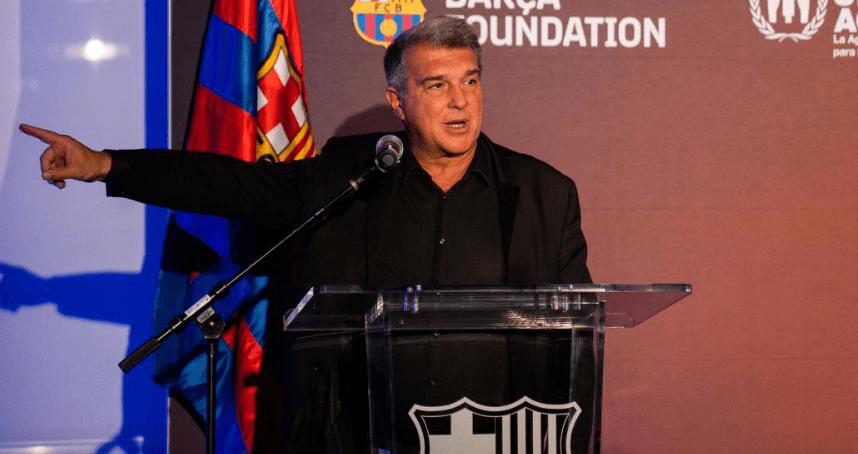 Laporta prend de volée un indésirable et menace Laporta annonce plusieurs offres pour ses joueurs