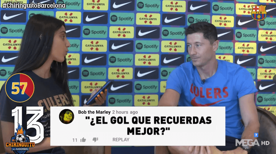 Barça : la grosse bourde de Lewandowski sur Messi Lewandowski, la bourde sur Messi