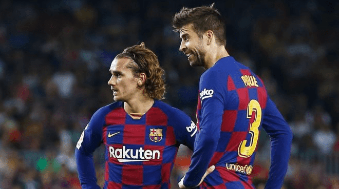 Barcelone tape fort sur Piqué après le documentaire sur Griezmann Barcelone sanctionne Piqué sur le documentaire de Griezmann
