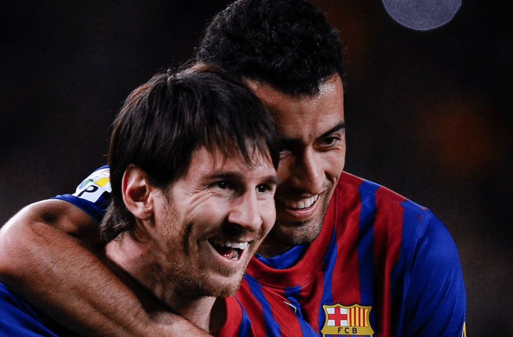 Messi rend hommage à Sergio Busquets