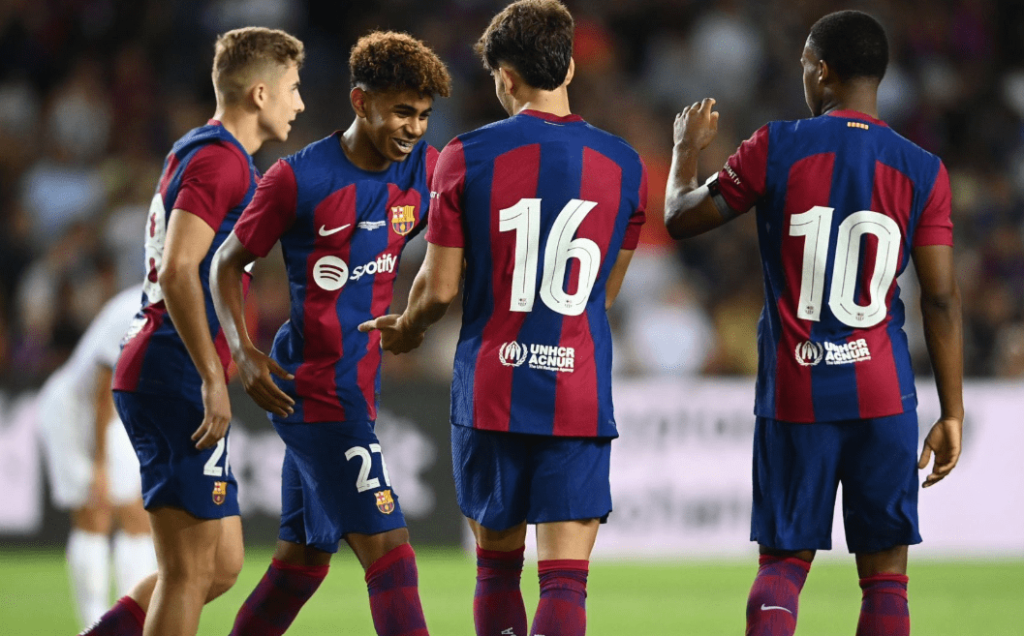 Yamal écœure Tottenham, Barcelone s’offre le Gamper Lamine Yamal décisif lors du trophée Gamper 2023