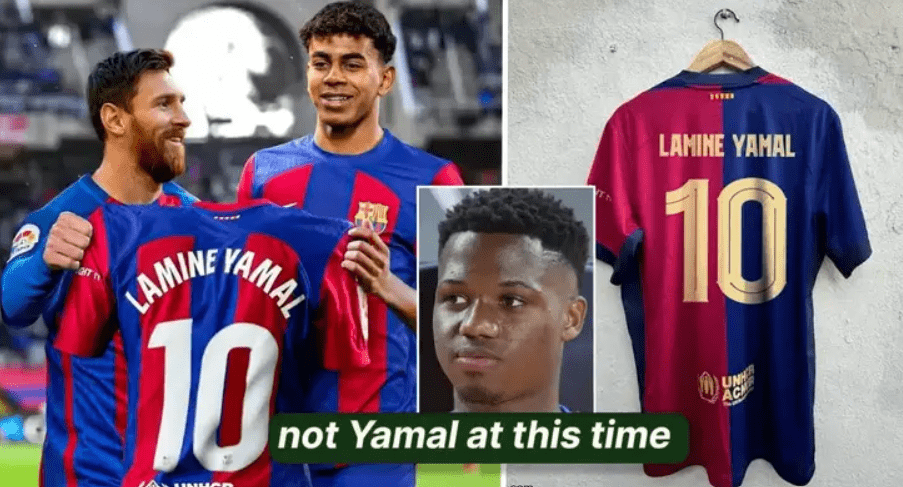 Barça: coup de théâtre sur le 10 entre Ansu Fati et Lamine Yamal Barcelone: le numéro 10 promis à Lamine Yamal