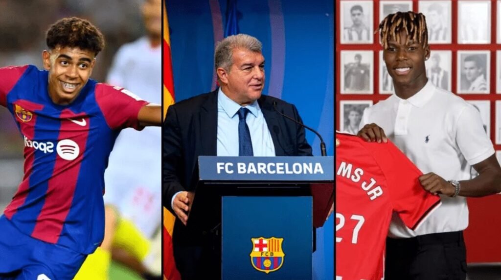 Laporta et Yamal unis pour faire signer Nico Williams Nico Williams se rapproche du Barça : Laporta confiant sur le transfert !