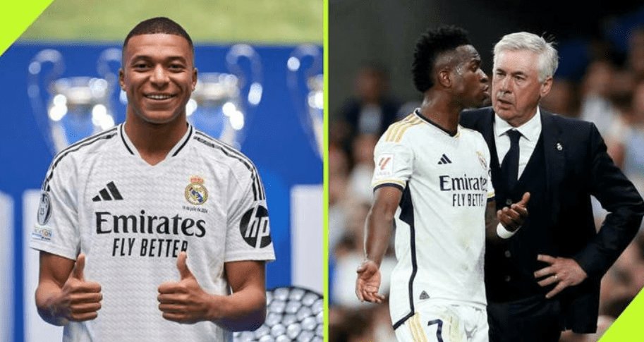 Mbappé ou Vinicius à gauche: l’annonce retentissante de Carlo Ancelotti Ancelotti annonce un choix fort entre Mbappé et Vinicius à gauche