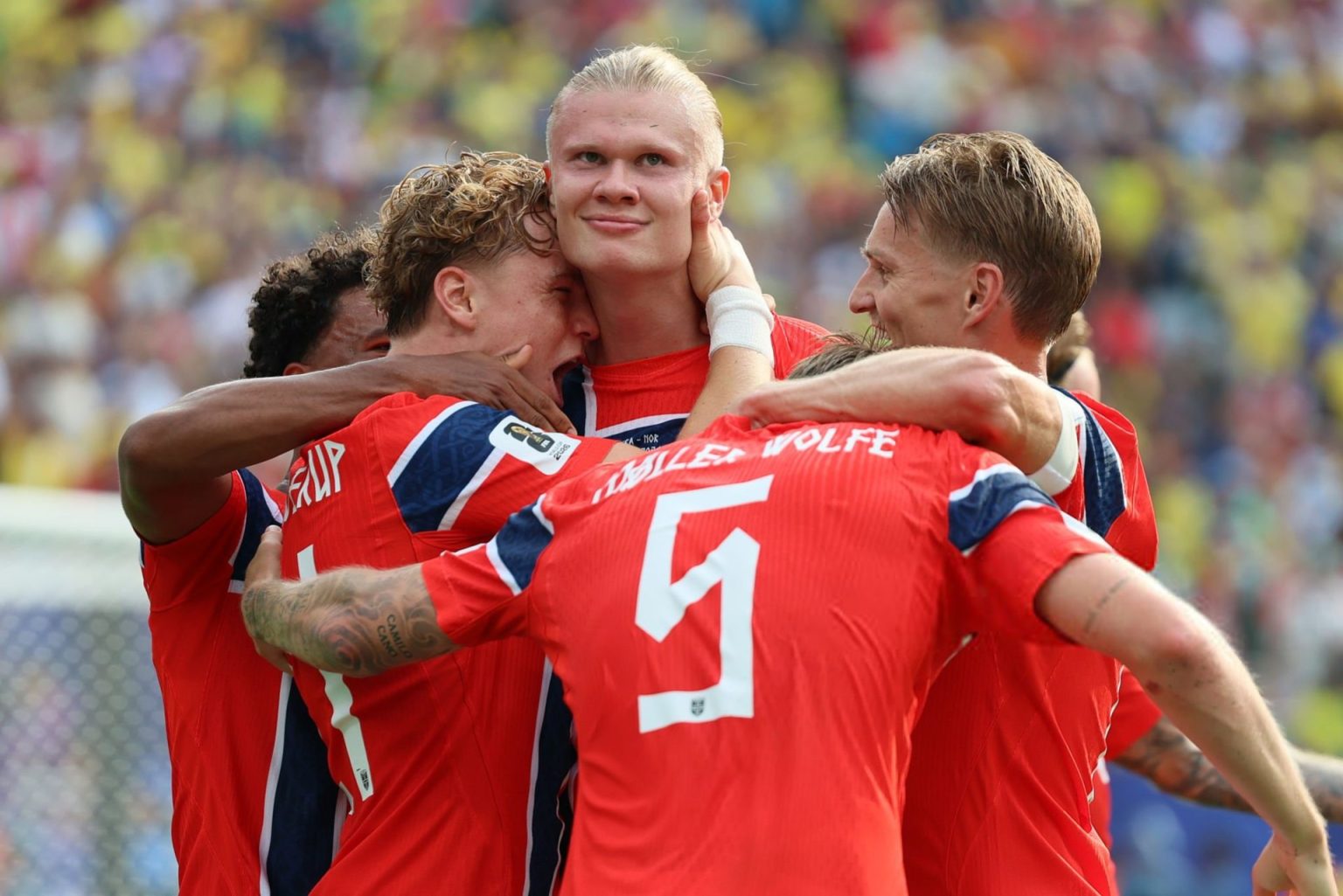 Haaland et Nyland assomment le Brésil, la Norvège file en quarts de finale