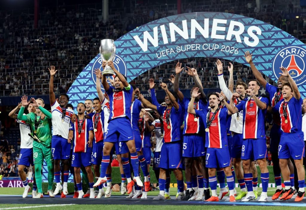Le PSG remporte sa 2e Supercoupe d’Europe d’affilée